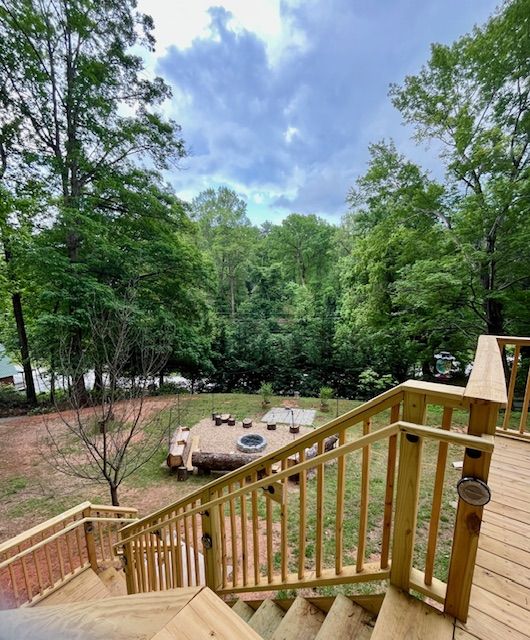 Lawn and Firepit Area